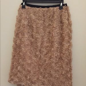 Pink Martini Tan Flowered Skirt
